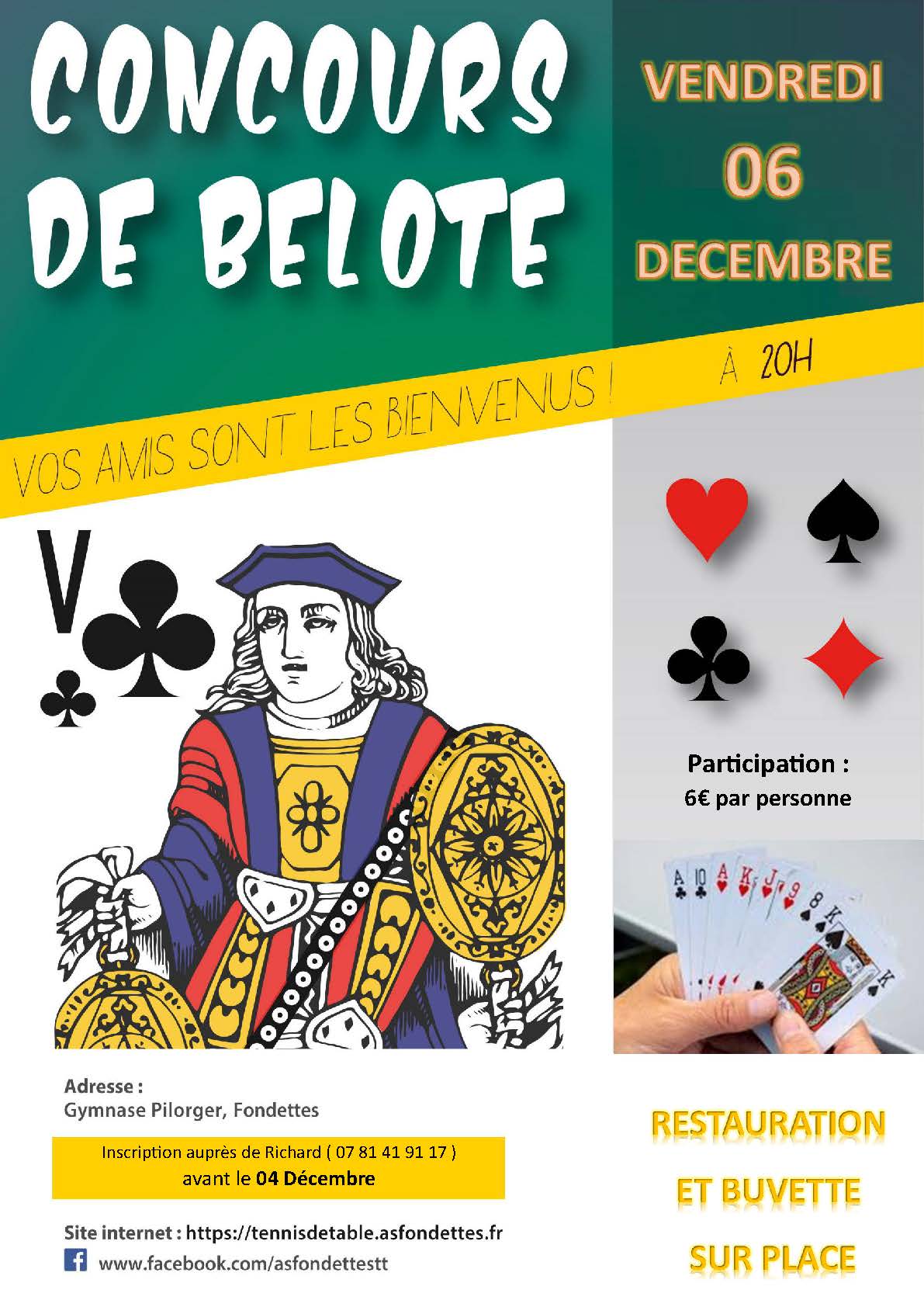 Concours belote 2024-2025