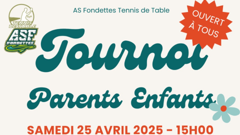 tournoi parentes enfants 2025 - 2025 2