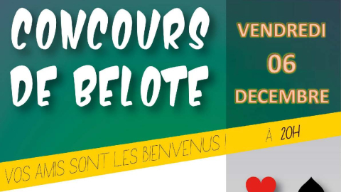 Concours belote 2024-2025